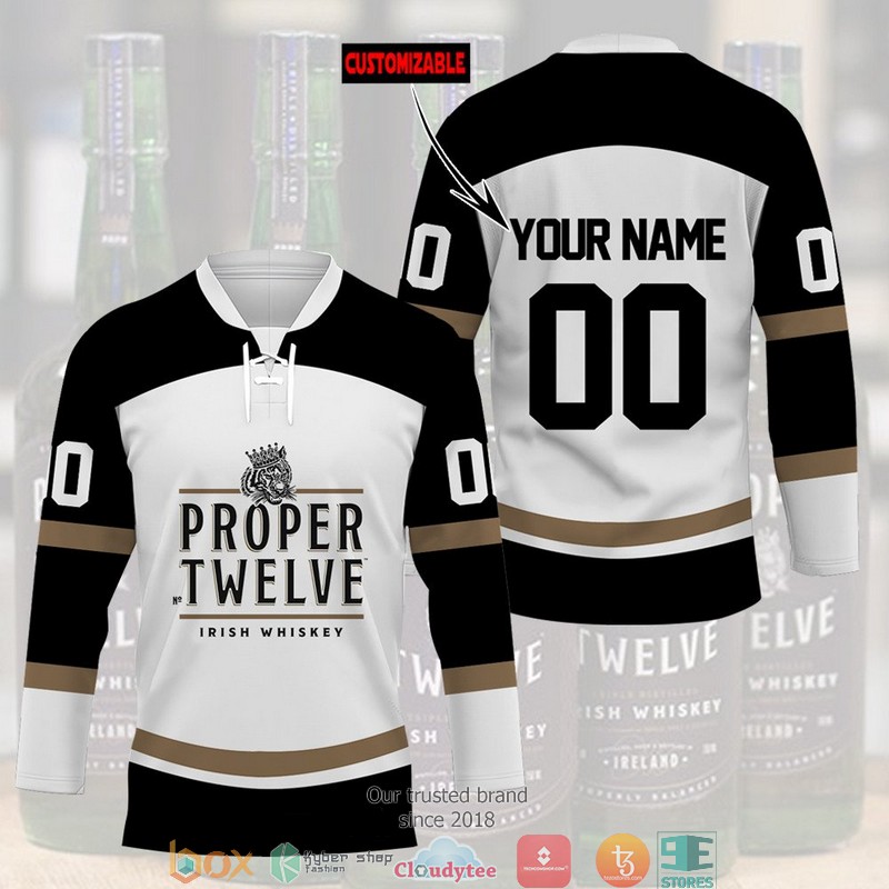 Personalized Proper No Twelve Jersey Hockey Shirt