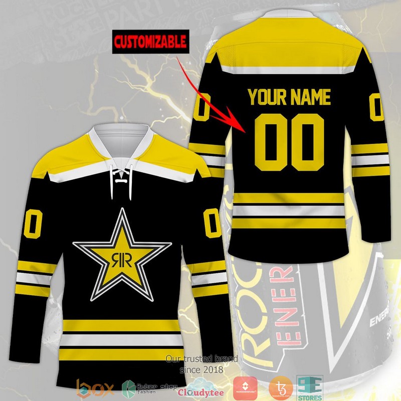 Personalized Rockstar Energy Jersey Hockey Shirt