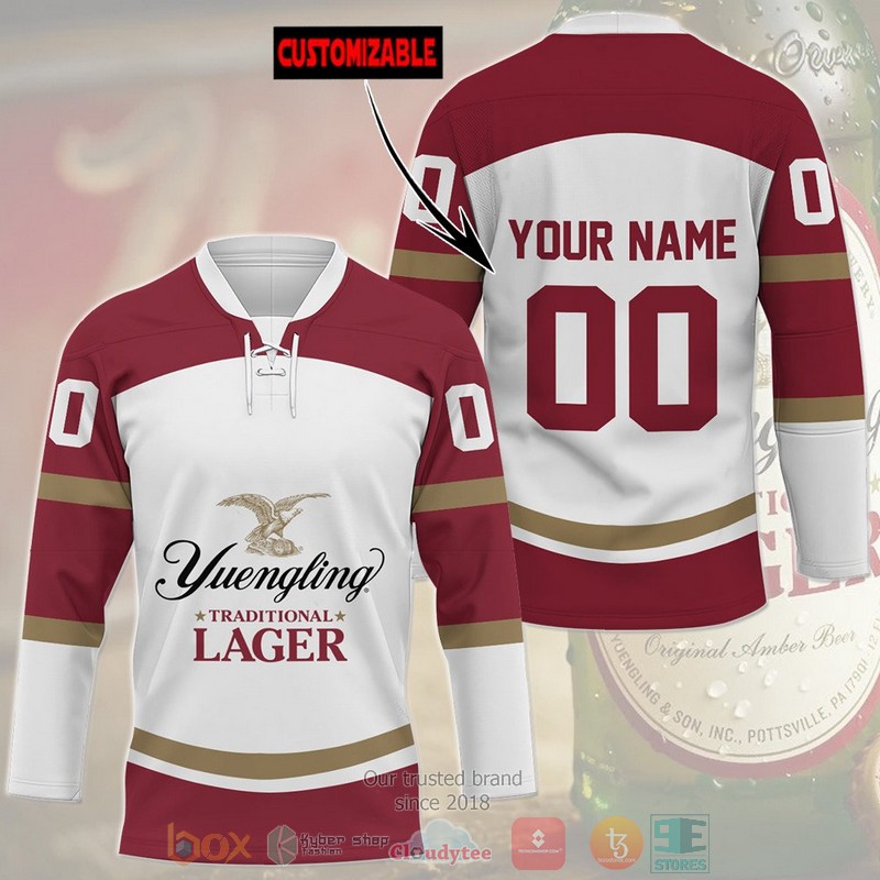 Personalized Yuengling Traditional Lager custom Hockey Jersey