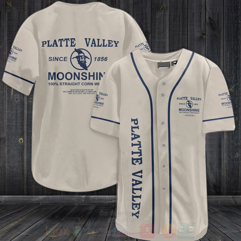 Platte Valley Moonshine Baseball Jersey Shirt