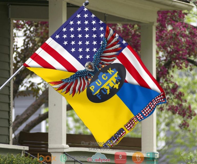 Puck Putin United For Ukraine Stand With Ukraine Eagle Flag 1 2