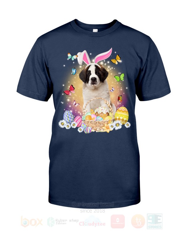 Saint Bernard Easter Bunny Butterfly 2D Hoodie Shirt 1 2 3 4 5 6 7 8