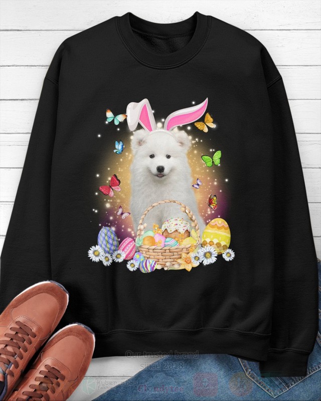Samoyed Easter Bunny Butterfly 2D Hoodie Shirt 1 2 3 4 5 6 7 8 9 10 11 12 13 14