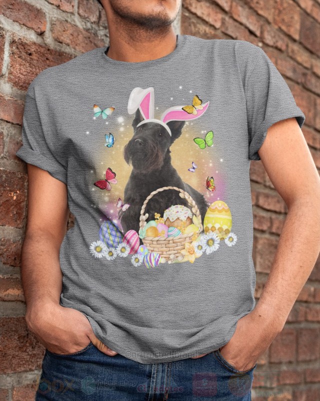 Scottish Terrier Easter Bunny Butterfly 2D Hoodie Shirt 1 2 3