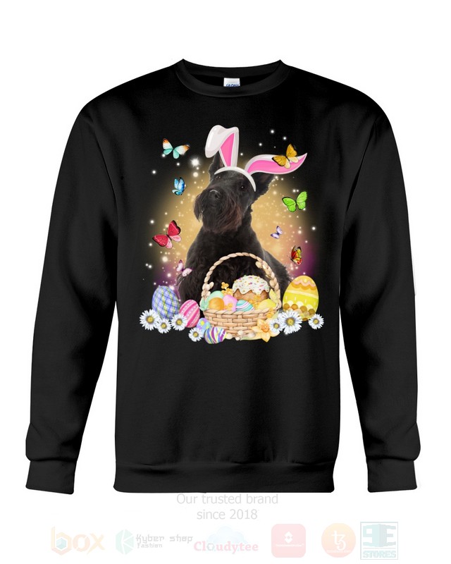 Scottish Terrier Easter Bunny Butterfly 2D Hoodie Shirt 1 2 3 4 5 6 7 8 9 10 11 12