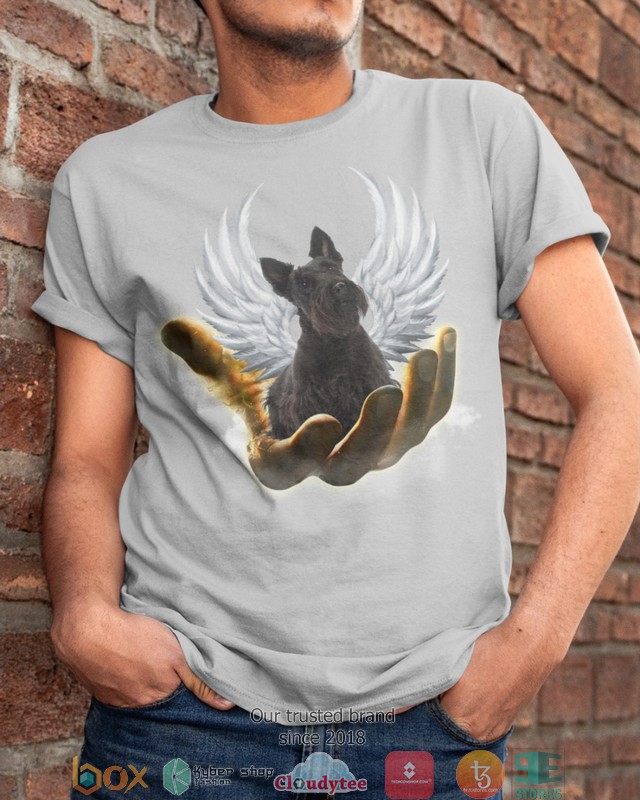 Scottish Terrier Golden Hand Heaven Wings 2d shirt hoodie 1