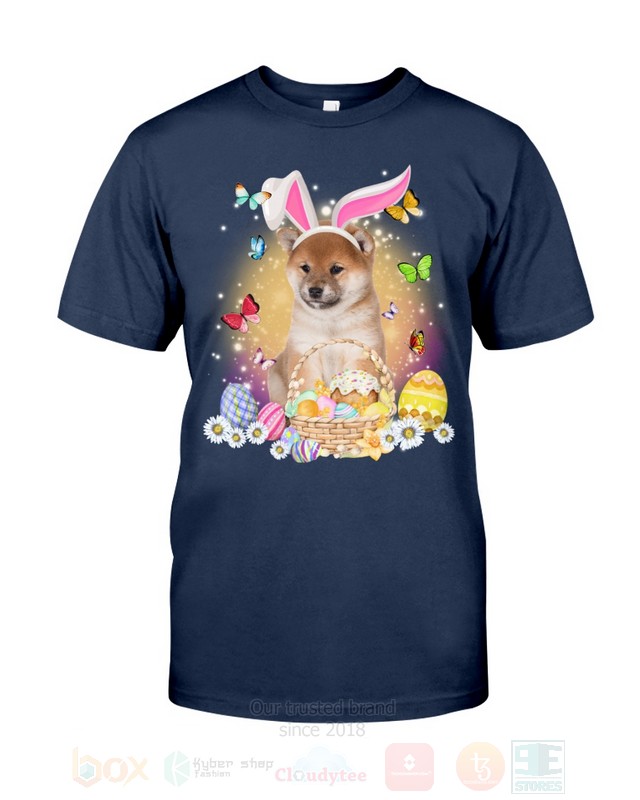 Shiba Inu Baby Easter Bunny Butterfly 2D Hoodie Shirt 1 2 3 4 5 6 7 8