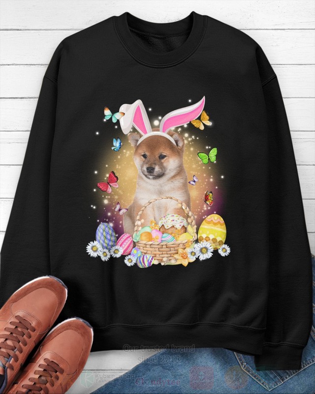 Shiba Inu Baby Easter Bunny Butterfly 2D Hoodie Shirt 1 2 3 4 5 6 7 8 9 10 11 12 13 14