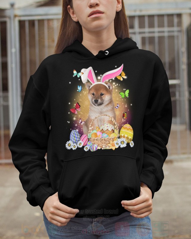 Shiba Inu Baby Easter Bunny Butterfly 2D Hoodie Shirt 1 2 3 4 5 6 7 8 9 10 11 12 13 14 15 16 17 18