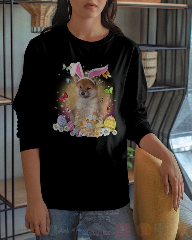 Shiba Inu Baby Easter Bunny Butterfly 2D Hoodie Shirt 1 2 3 4 5 6 7 8 9 10 11 12 13 14 15 16 17 18 19 20 21 22