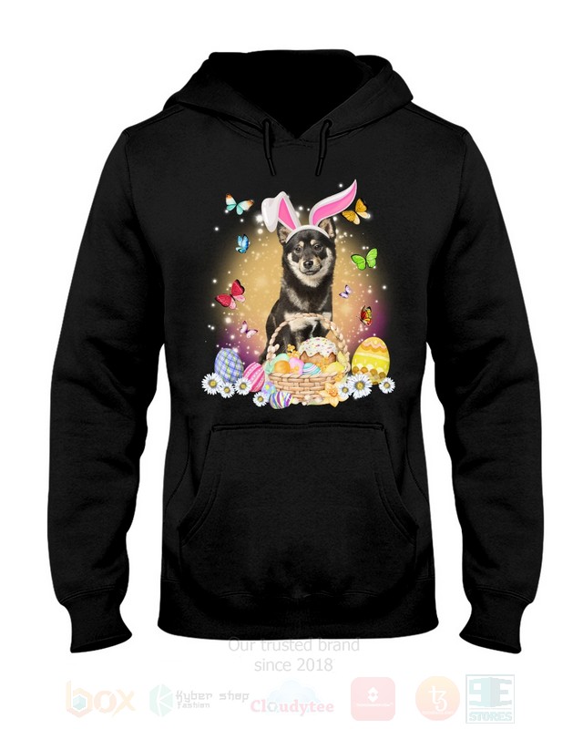 Shiba Inu Black Easter Bunny Butterfly 2D Hoodie Shirt 1 2 3 4 5 6 7 8 9 10 11 12 13 14 15