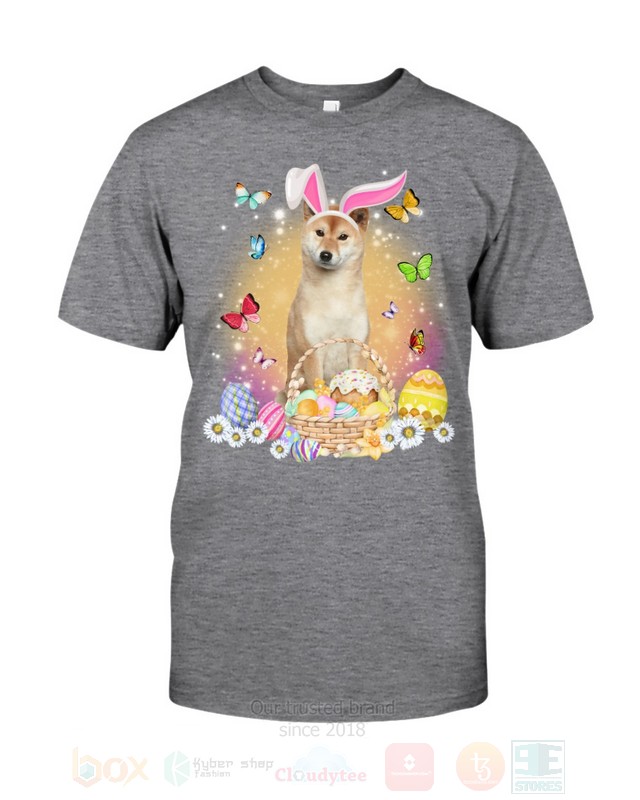 Shiba Inu Easter Bunny Butterfly 2D Hoodie Shirt
