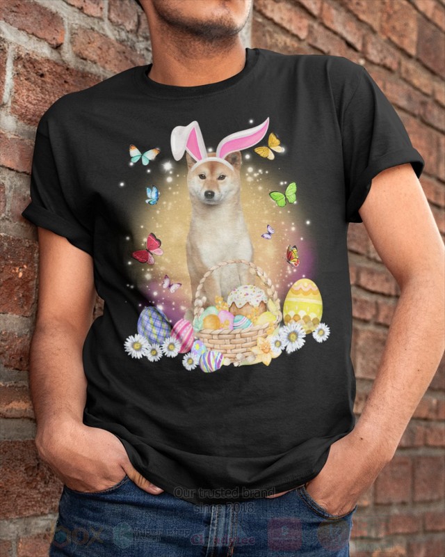 Shiba Inu Easter Bunny Butterfly 2D Hoodie Shirt 1 2 3 4 5 6 7