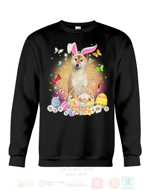 Shiba Inu Easter Bunny Butterfly 2D Hoodie Shirt 1 2 3 4 5 6 7 8 9 10 11 12