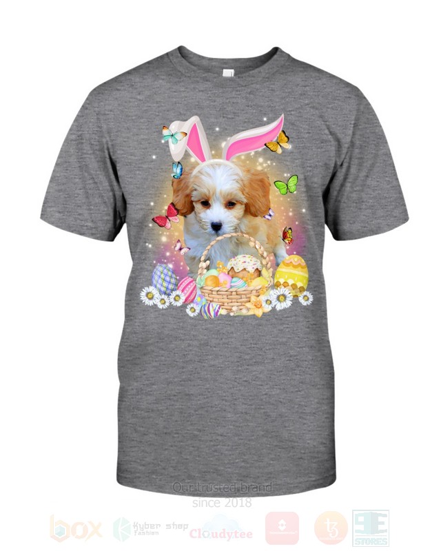 Shih Poo Easter Bunny Butterfly 2D Hoodie Shirt