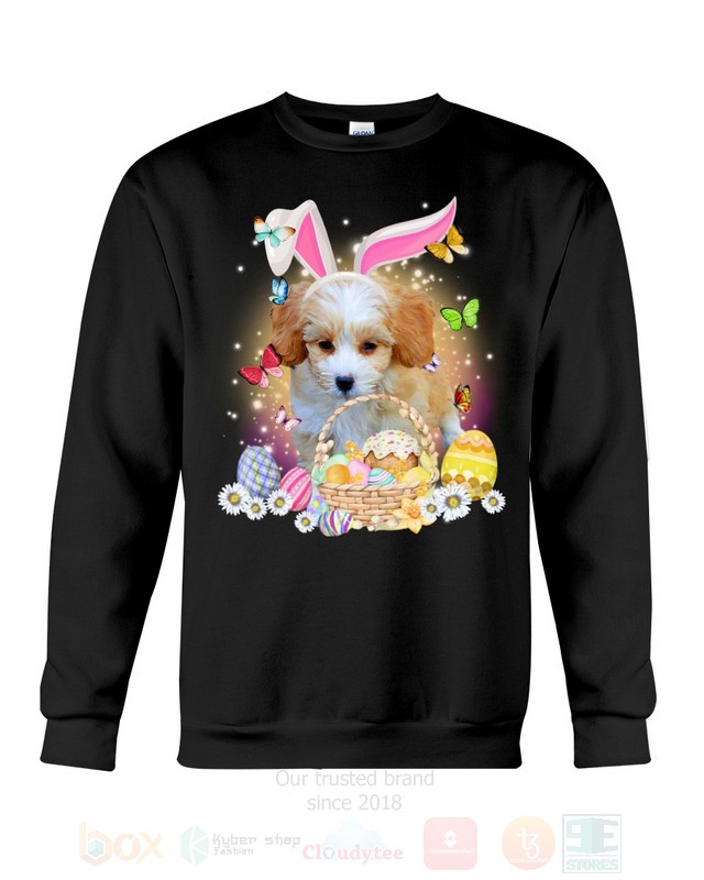 Shih Poo Easter Bunny Butterfly 2D Hoodie Shirt 1 2 3 4 5 6 7 8 9 10 11 12