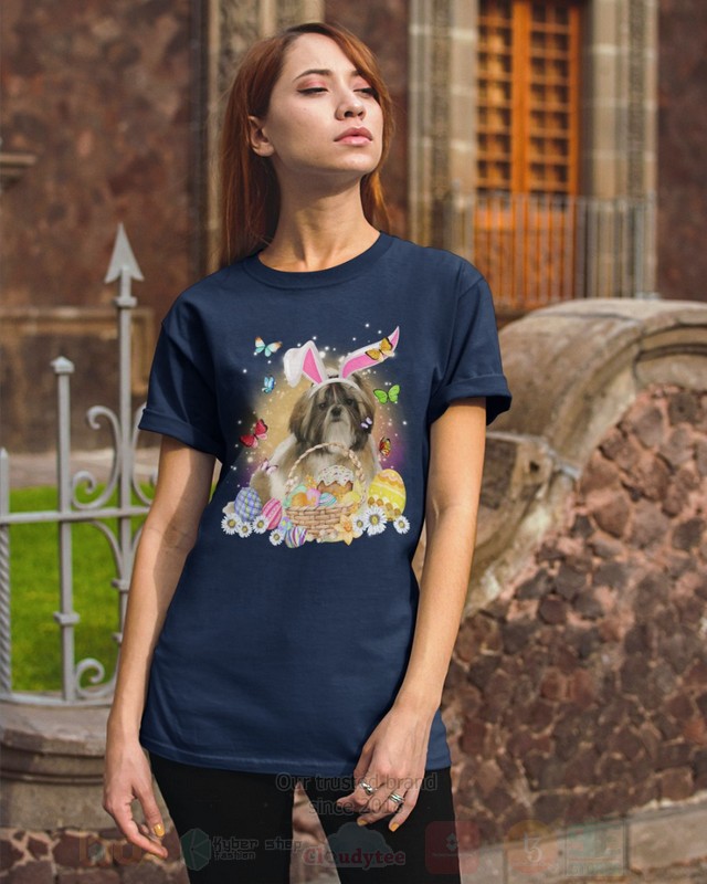 Shih Tzu Easter Bunny Butterfly 2D Hoodie Shirt 1 2 3 4 5 6 7 8 9 10