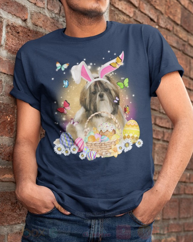 Shih Tzu Easter Bunny Butterfly 2D Hoodie Shirt 1 2 3 4 5 6 7 8 9 10 11