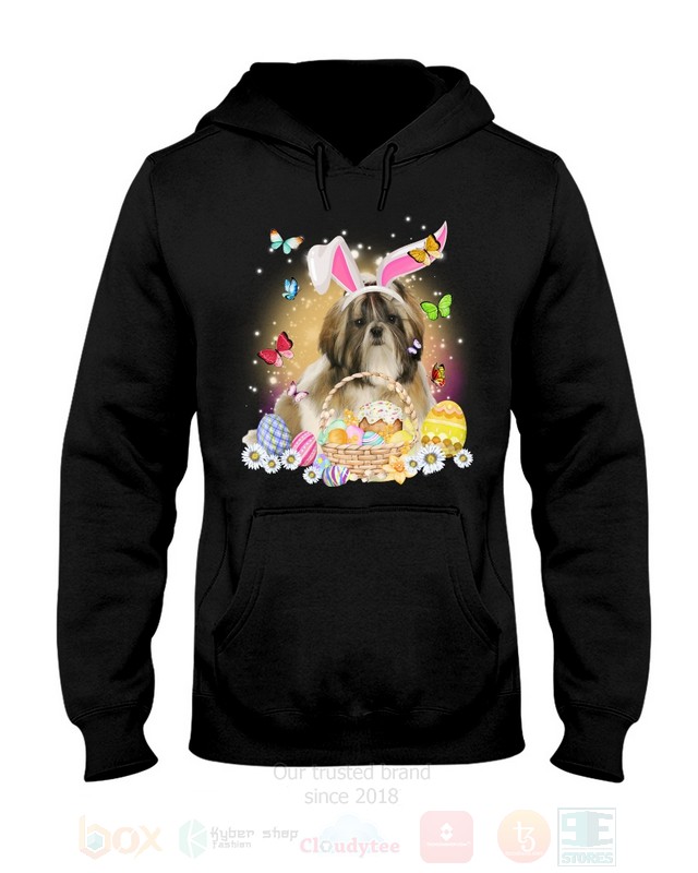 Shih Tzu Easter Bunny Butterfly 2D Hoodie Shirt 1 2 3 4 5 6 7 8 9 10 11 12 13 14 15