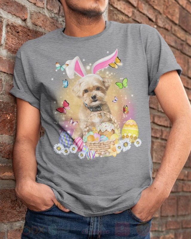 Shorkie Easter Bunny Butterfly 2D Hoodie Shirt 1 2 3