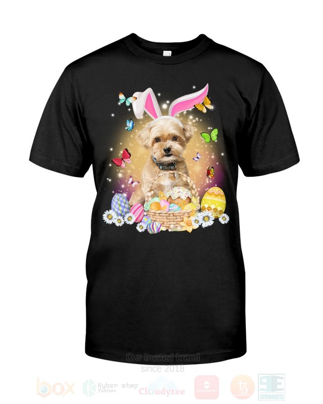 Shorkie Easter Bunny Butterfly 2D Hoodie Shirt 1 2 3 4