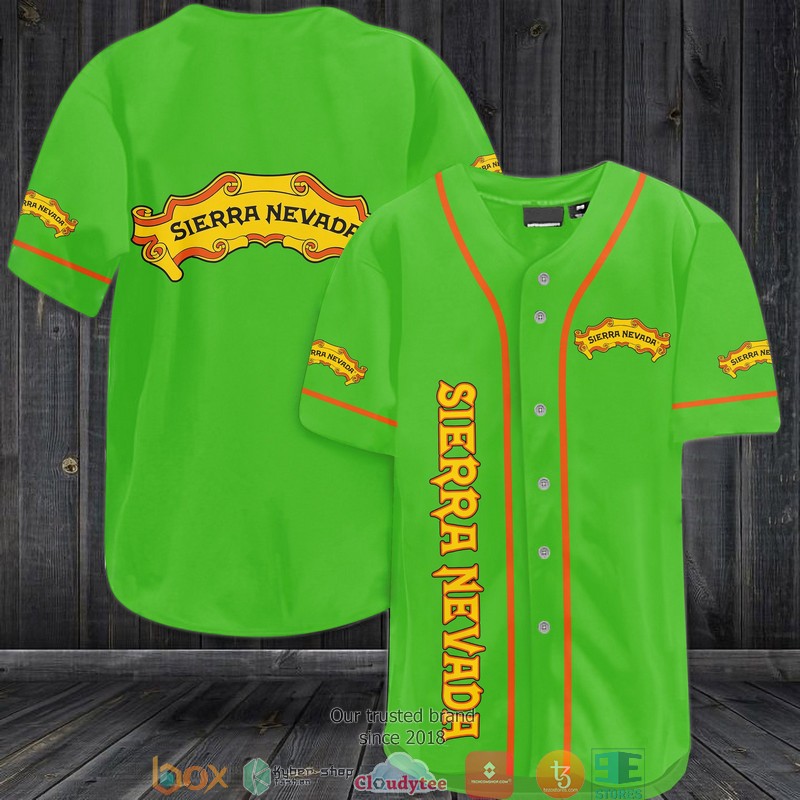 Sierra Nevada Beer Jersey Baseball Shirt