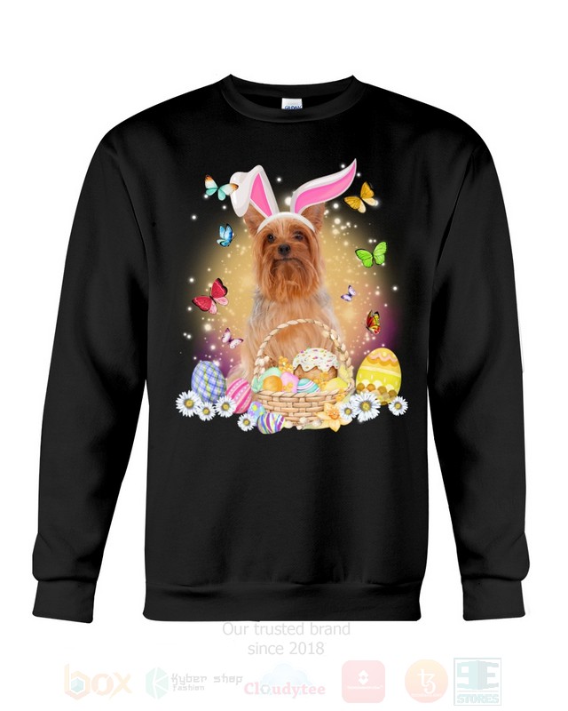 Silky Terrier Easter Bunny Butterfly 2D Hoodie Shirt 1 2 3 4 5 6 7 8 9 10 11 12