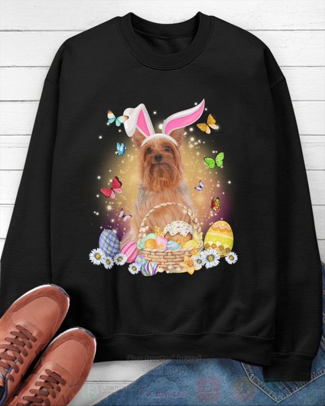Silky Terrier Easter Bunny Butterfly 2D Hoodie Shirt 1 2 3 4 5 6 7 8 9 10 11 12 13 14