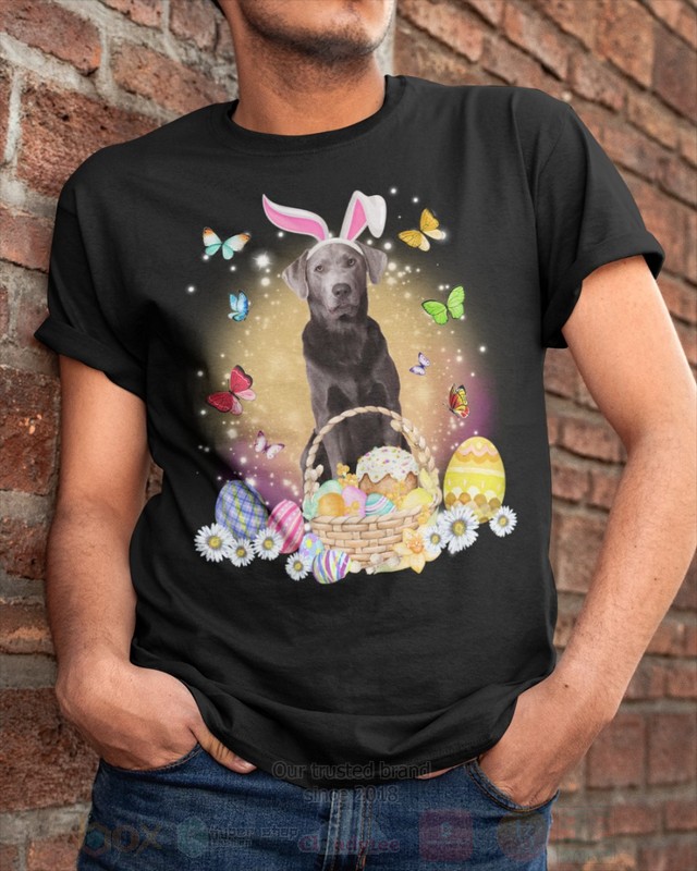 Silver Labrador Easter Bunny Butterfly 2D Hoodie Shirt 1 2 3 4 5 6 7
