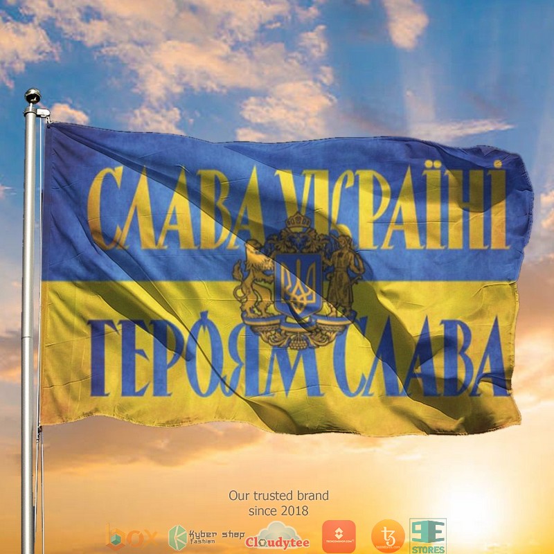 Slava Ukraini Ukraine Flag