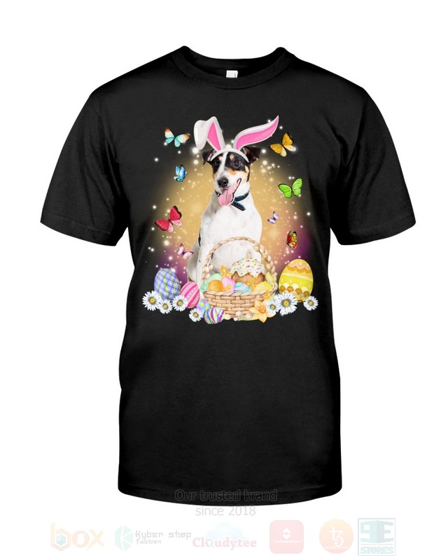 Smooth Fox Terrier Easter Bunny Butterfly 2D Hoodie Shirt 1 2 3 4