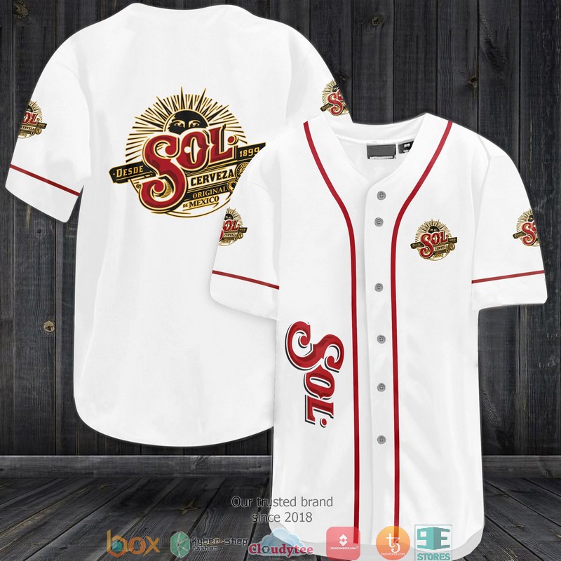 Sol Cerveza Beer Jersey Baseball Shirt