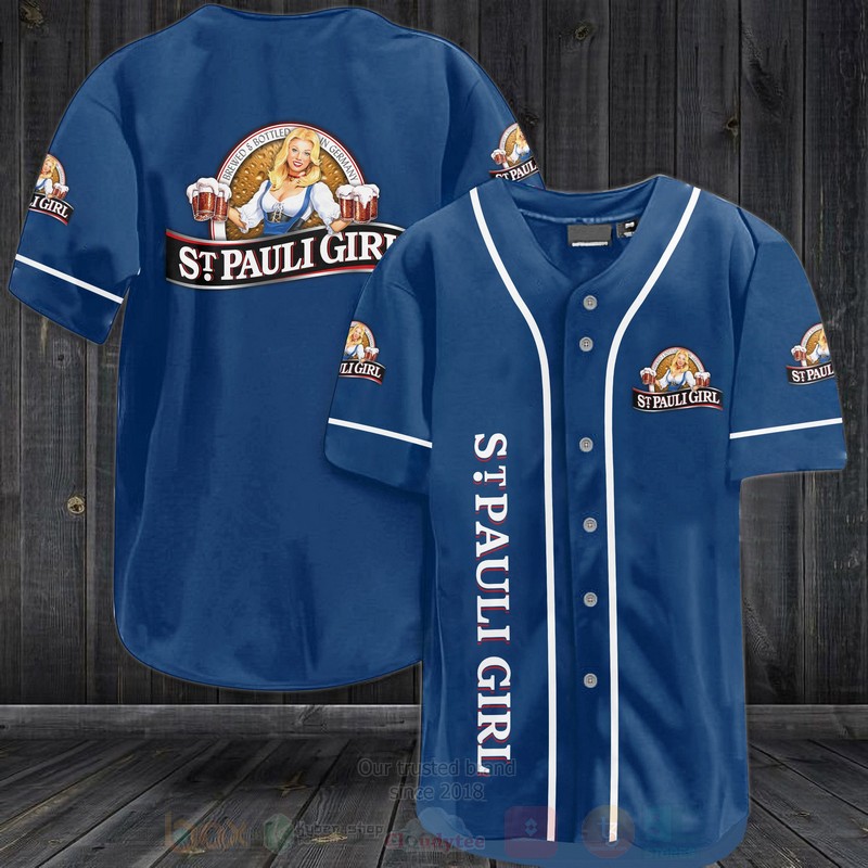 St Pauli Girl Baseball Jersey Shirt