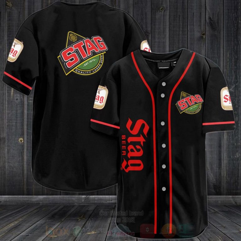 Stag Quality Lager Beer Baseball Jersey Shirt