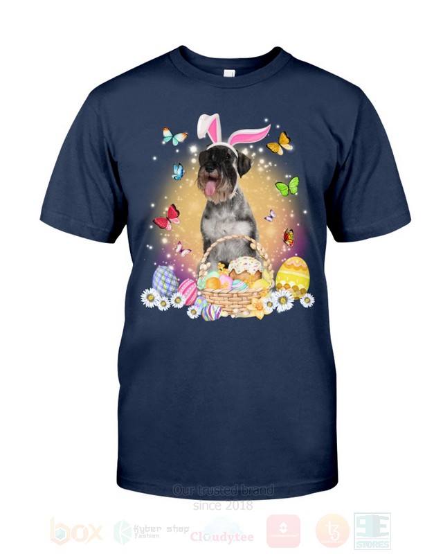Standard Schnauzer Easter Bunny Butterfly 2D Hoodie Shirt 1 2 3 4 5 6 7 8
