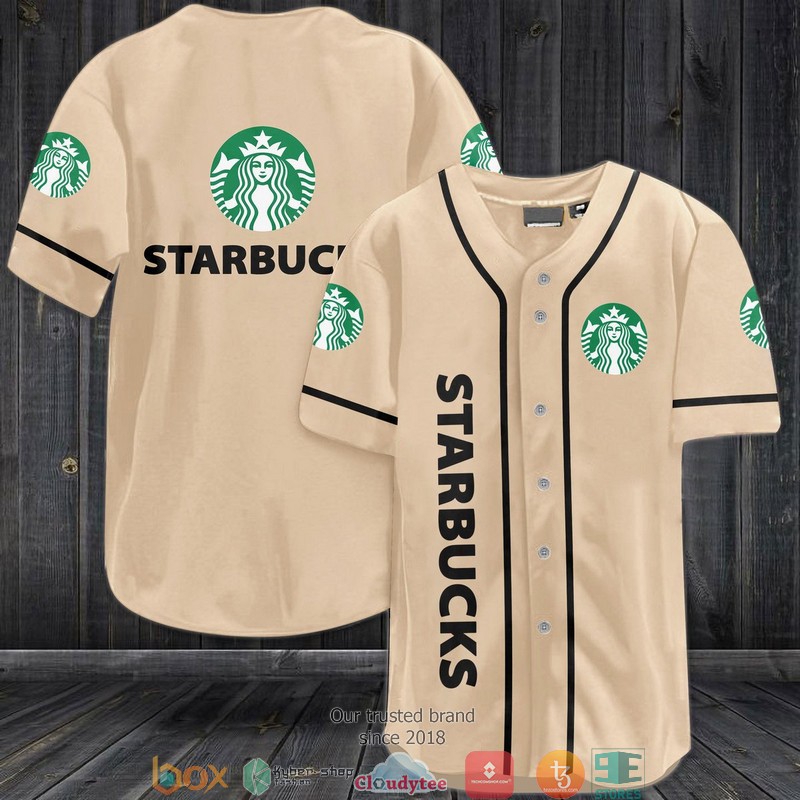 Starbucks Jersey Baseball Shirt