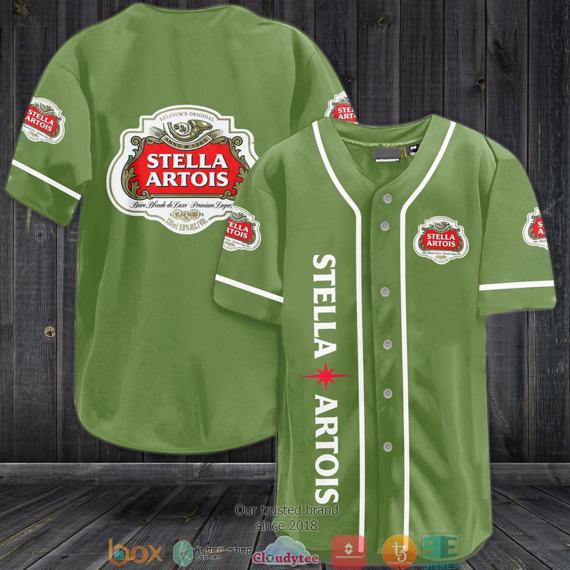 Stella Artois Jersey Baseball Shirt