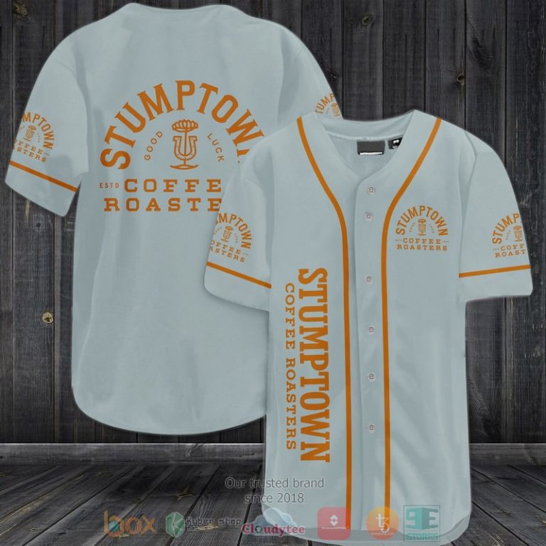 Stumptown Coffee Roasters grey Baseball Jersey