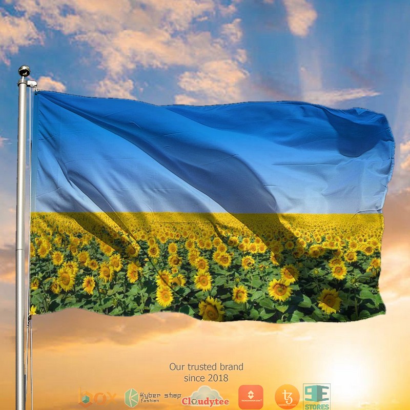Sunflower Ukraine Stand With Ukraine Flag
