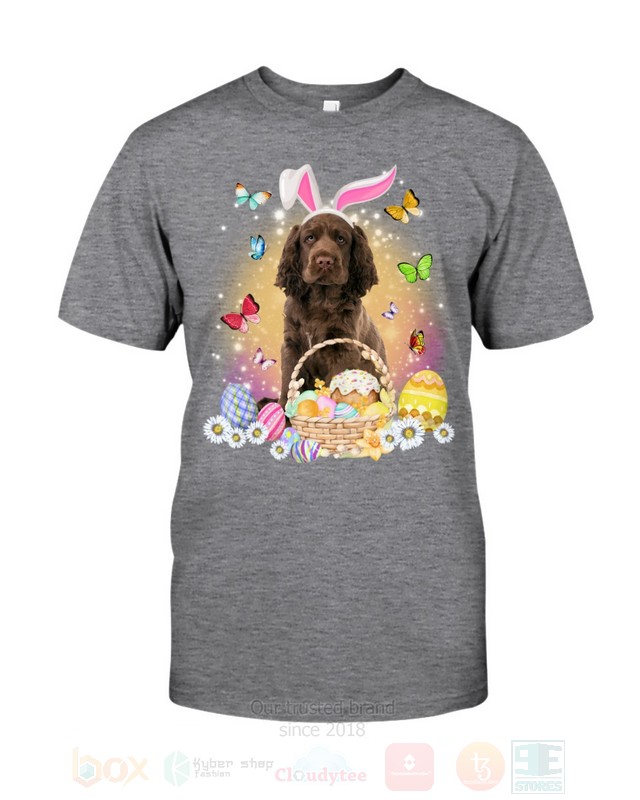 Sussex Spaniel Easter Bunny Butterfly 2D Hoodie Shirt