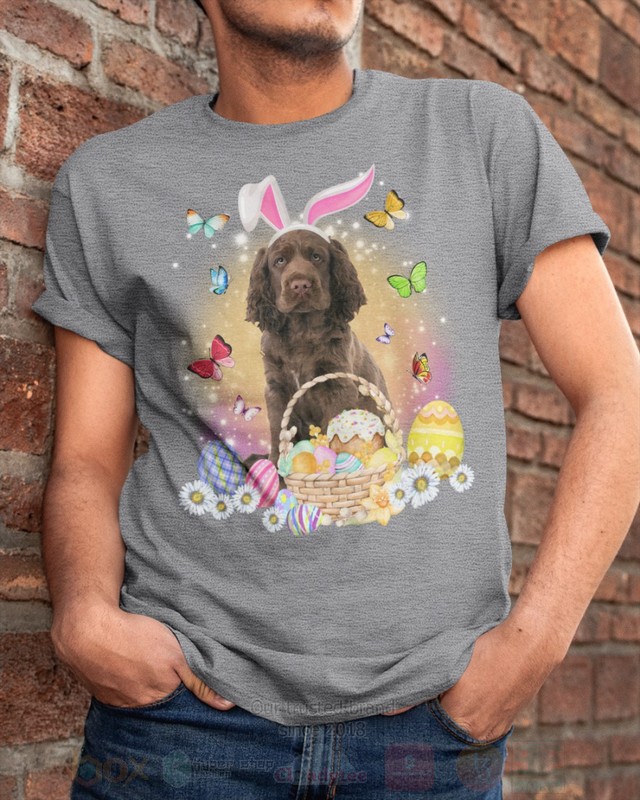 Sussex Spaniel Easter Bunny Butterfly 2D Hoodie Shirt 1 2 3