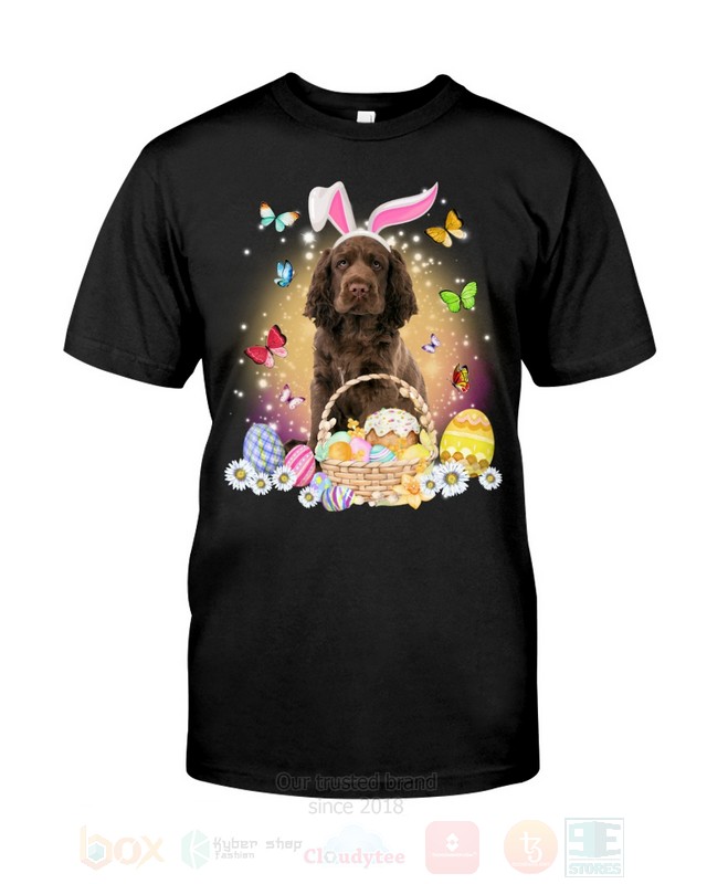 Sussex Spaniel Easter Bunny Butterfly 2D Hoodie Shirt 1 2 3 4