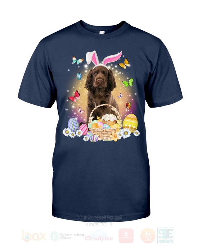 Sussex Spaniel Easter Bunny Butterfly 2D Hoodie Shirt 1 2 3 4 5 6 7 8