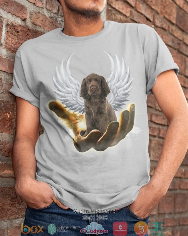 Sussex Spaniel Golden Hand Heaven Wings 2d shirt hoodie 1