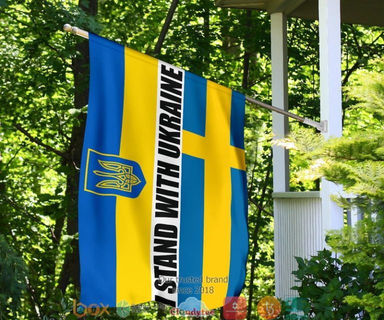 Sweden I Stand With Ukraine Flag 1 2