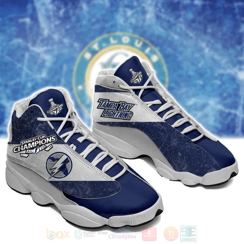 Tampa Bay Lightning Team NHL Air Jordan 13 Shoes