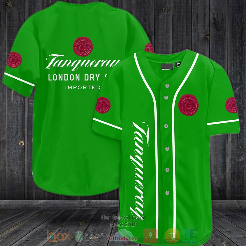 Tanqueray London Dry Gin green Baseball Jersey