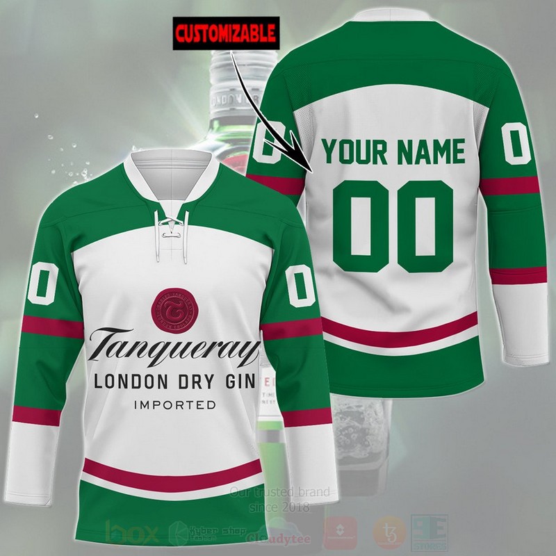 Tanqueray Personalized Hockey Jersey Shirt