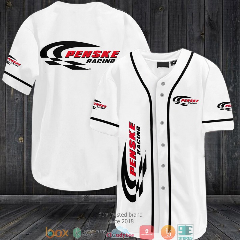 Team Penske Racing Car Team Jersey Baseball Shirt