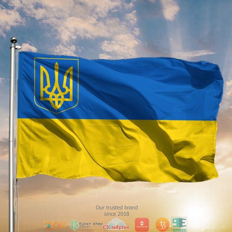 Ukraine Trident Stand With Ukraine Flag